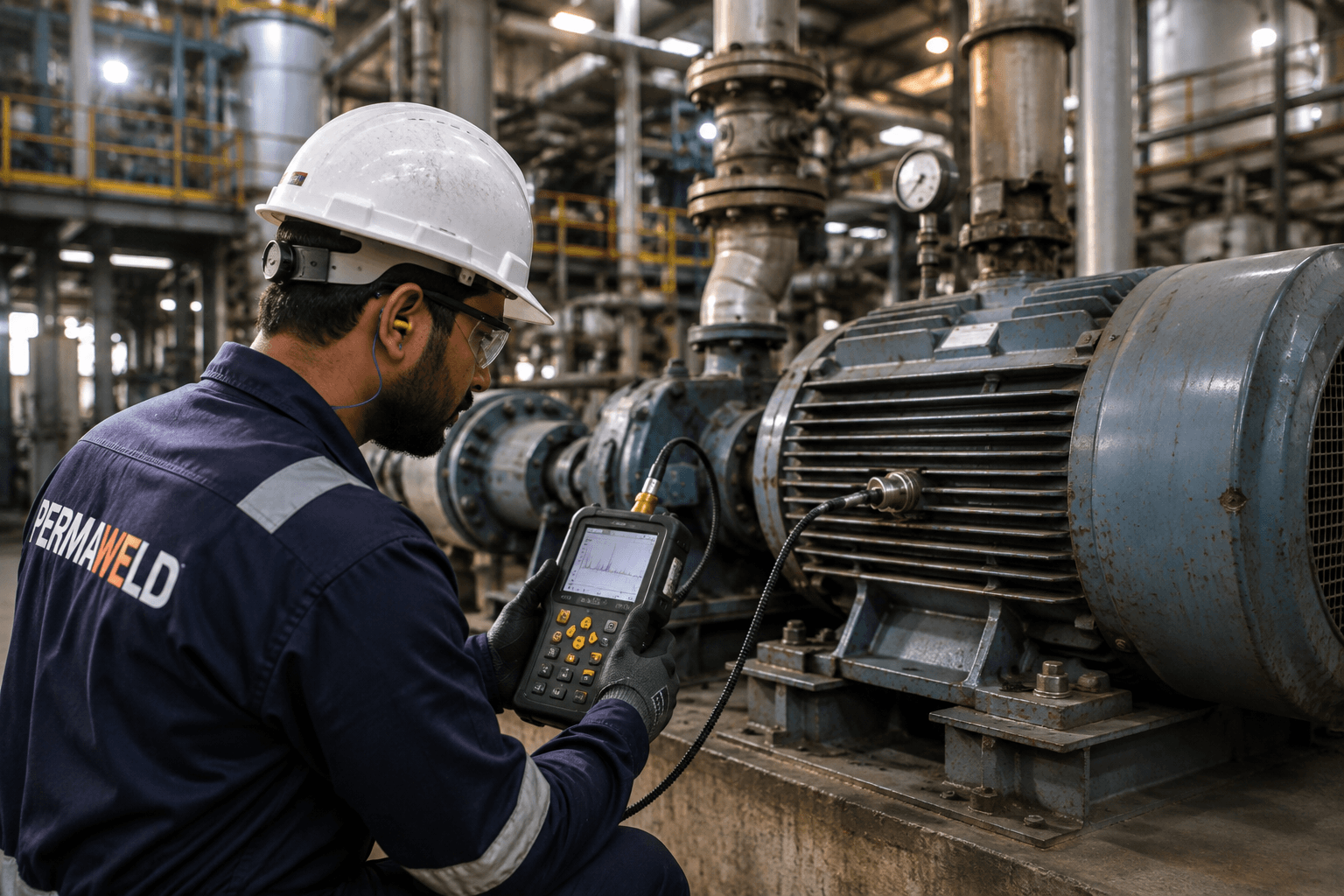 Condition Monitoring — Permaweld industrial engineers at work